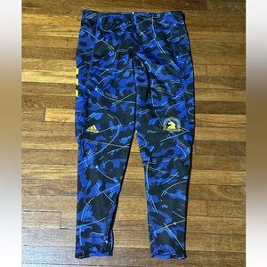 Adidas 2021 Boston Marathon Long Tight, Haze Blue, Large